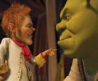 Shrek nazik müzakerecisi Rumpelstiltskin ile bir anlaşma imzalayarak aldatıldığını olduğunu